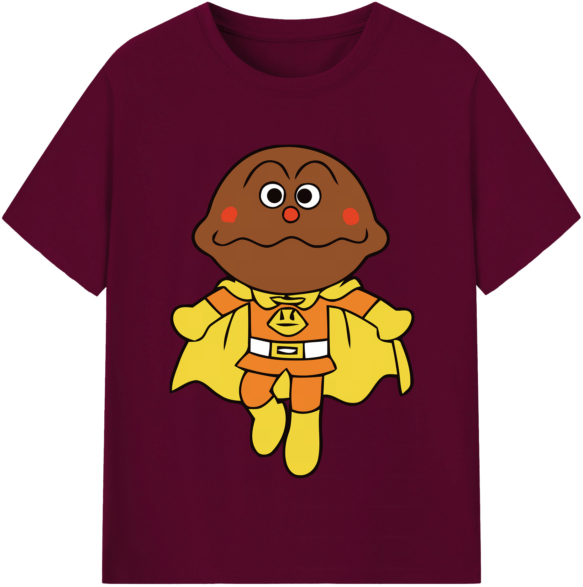 （画像用） アンパンマン Anpanman レディースカジュアルプリントTシャツ（綿100％）